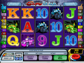 Play free Supe it Up slot by Microgaming