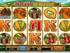 Play free Sweet Harvest slot by Microgaming