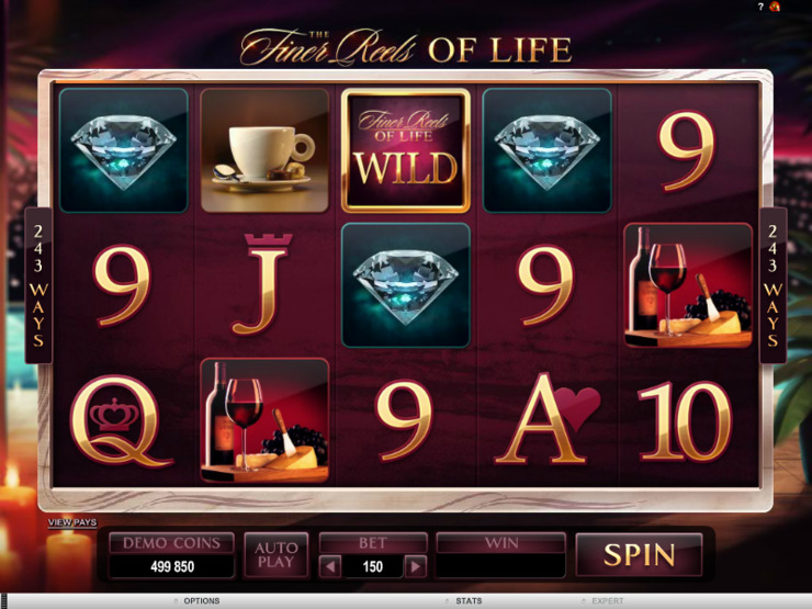 Play free The Finer Reels of Life slot by Microgaming