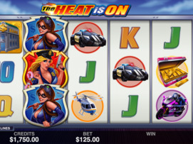 Play free The Heat is On slot by Microgaming