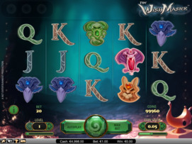 Play free The Wish Master slot by NetEnt