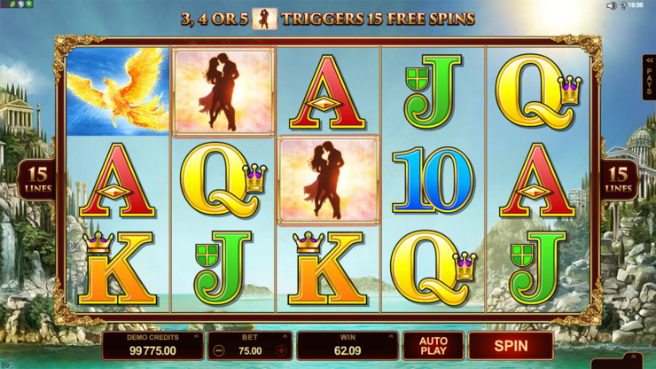 Play free Titans of the Sun: Theia slot by Microgaming