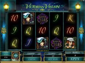 Play free Victorian Villain slot by Microgaming