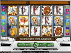 Play free Viking's Treasure slot by NetEnt