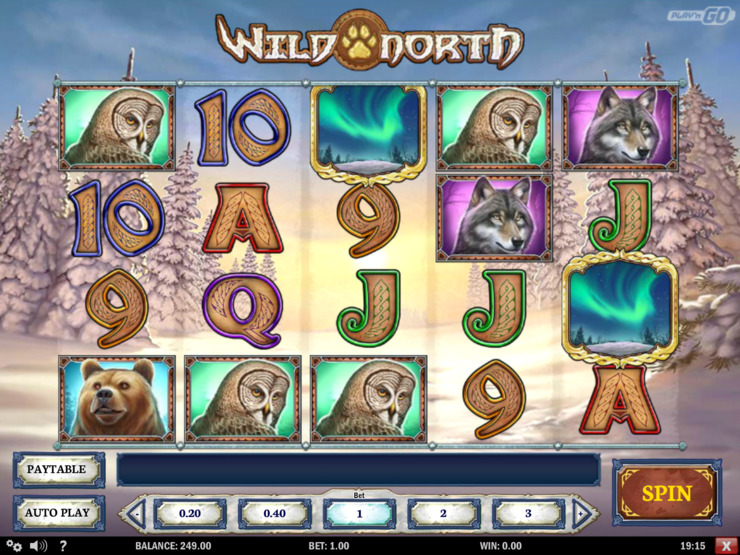 Play free Wild North slot by Play'n GO