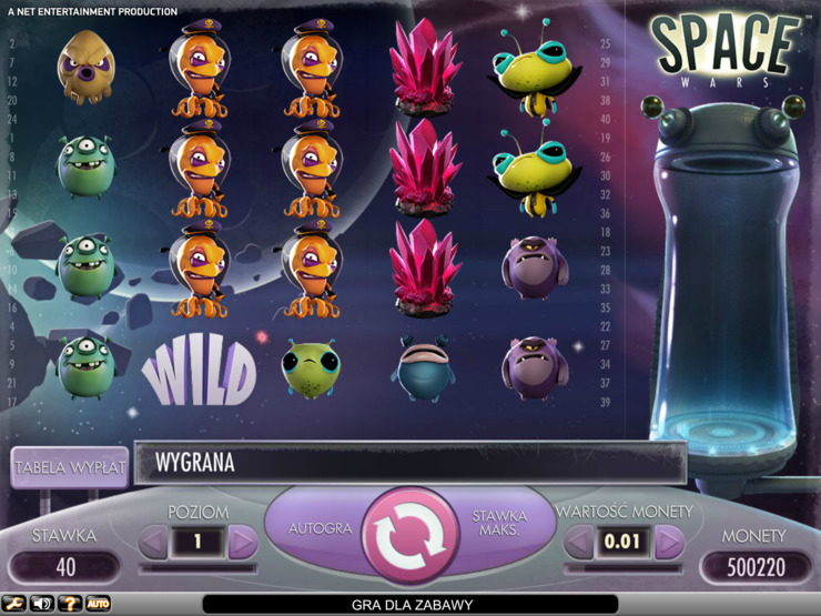 Space Wars slot machine