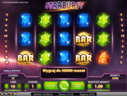 Starburst slot machine review and free play